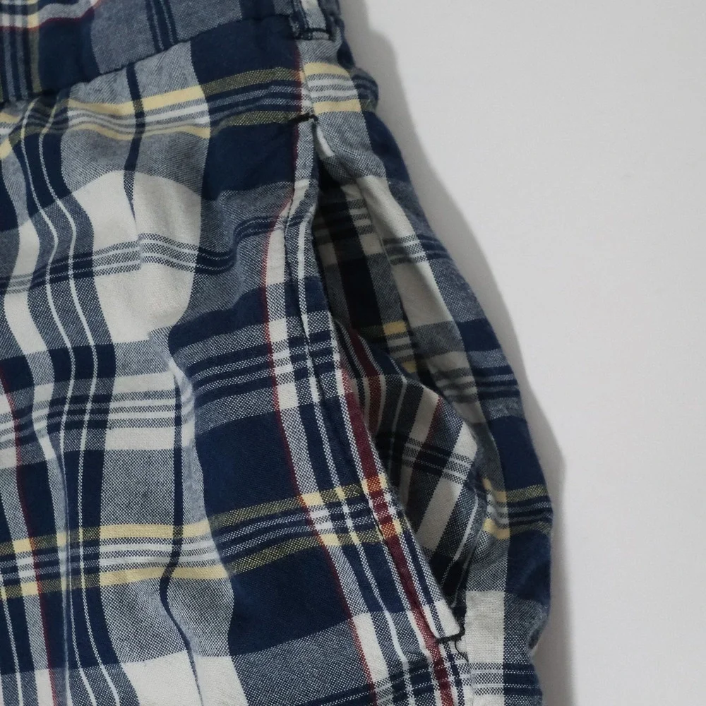 Vintage Polo Ralph Lauren Shorts Mens 36 Plaid Cotton 10